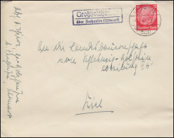 Landpost-Stempel Großholzhausen über SEEHAUSEN (ALTMARK) 4.1.1937 Auf Brief - Storia Postale