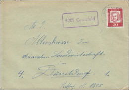 Landpost-Stempel 5201 Gratzfeld Auf Brief SIEGBURG 1963 - Other & Unclassified