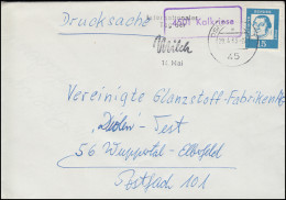 Landpost-Stempel 4501 Kalkriese Auf Drucksache OSNABRÜCK 29.4.1953 - Other & Unclassified