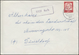 Landpost-Stempel 5531 Roth Auf Brief GEROLSTEIN 14.8.1963 - Otros & Sin Clasificación