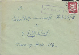 Landpost-Stempel 5541 Burbach Auf Brief PRÜM 15.11.1963 - Autres & Non Classés