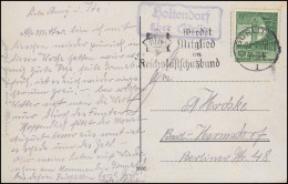 Landpost-Stempel Holtendorf über GÖRLITZ 27.7.1938 Auf AK Görlitz - Cartas & Documentos