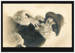 Mode-AK Lächelnde Frau Im Pelzmantel Mit Hut, HOHENMÖLSEN 5.3.1927 - Fashion