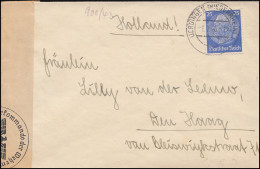 Zensur Oberkommando Der Wehrmacht Brief 522 Hindenburg Als EF UERDINGEN 1.2.1940 - Andere & Zonder Classificatie