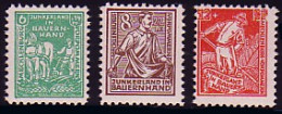 23-25a Bodenreform 1945, Farbe A, Satz ** - Ungebraucht