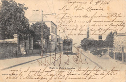 P-24-Mi-Is-1795 : BAGNEUX. ROUTE DE PARIS AVEC LE TRAMWAY - Bagneux