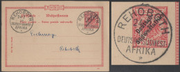 DSWA - DEUTSCH SÜDWEST AFRICA / 1900  REHOBOTH AUF P10  GSK - GANZSACHE - ENTIER POSTAL  (ref 7839) - África Del Sudoeste Alemana