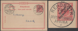 DSWA - DEUTSCH SÜDWEST AFRICA / 1900  REHOBOTH AUF P10  GSK - GANZSACHE - ENTIER POSTAL  (ref 7839) - Sud-Ouest Africain Allemand