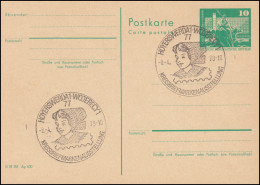 Sonderstempel HOYERSWERDA Sorbin In Tracht 8.4.79 Auf DDR-Postkarte P 79 - Disfraces