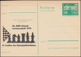 DDR P 79 DDR-Schachmeisterschaft Schachphilatelisten Suhl 1979, ** - Sonstige & Ohne Zuordnung