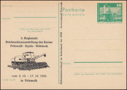 DDR P 79 Ausstellung 1982, Mähdrescher, ** - Autres & Non Classés