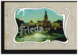 Ansichtskarte Vornamen: Frieda, Stadtbild Mit Kirche, ISNY 29.10.1906 - Firstnames