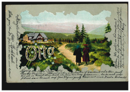 Ansichtskarte Vornamen: Otto, Landschaftsbild, LEIPZIG 13b 22.6.1904 - Vornamen