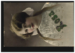 Ansichtskarte Vornamen: Rosa, Frauenbild, Feldpost E.B. 10. Inf. Rgts 9.12.1914 - Prénoms