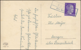 Landpost-Stempel Langen über Bersenbrück Auf Ansichtskarte Ohne Tagesstempel - Covers & Documents