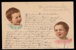 AK Kinderaugen, Mimik, BURLACH Nach RANDEGG 5.6.1901 - Autres & Non Classés