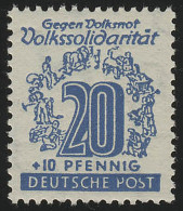 SBZ 146Y Volkssolidarität 20 Pf, Blau, ** - Mint