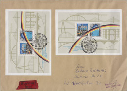 Block 22 Grenzöffnung & Maueröffnung 1990 MeF Orts-Eil-Brief SSt Berlin 9.11.90 - Non Classés