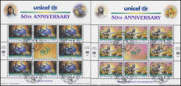 UNO New York 720-721 Kinderhilfswerk UNICEF 1996 - Märchen, ZD-Bogen ESSt - Sonstige & Ohne Zuordnung