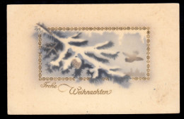 AK Weihnachten: Tannenzweig Christbaumschmuck Vogel, GLADBECK 24.12.1911 - Sonstige & Ohne Zuordnung