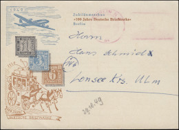 Berlin: Aptierter Absenderfreistempel AFS Auf Schmuck-PK BERLIN 29.10.1949 - Autres & Non Classés