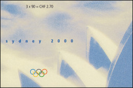 Schweiz Markenheftchen 0-119, Olympische Sommerspiele Sydney 2000, ** - Carnets