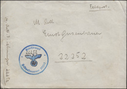 Feldpost BS Feldpostnummer 22252 Auf Brief Geschrieben Am 7.10.1941 - Occupation 1938-45