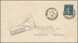 Erstflug Frankreich-Deutschland/Schweiz/England 1.6.19398 Brief PARIS 1.6.1938 - Otros & Sin Clasificación