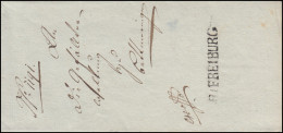 Baden Vorphilatelie Faltbrief Rayonstempel R1 FREIBURG Geschrieben 27.1.1810 - Prephilately