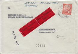 Bahnpost HANNOVER-BREMEN ZUG 178 - 9.6.60 Eil-Brief Mit 264x STEYERBERG 9.6.1960 - Altri & Non Classificati