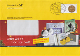 Plusbrief Goldene Bulle: Jetzt Wird's Höchste Zeit! SSt ENGELSKIRCHN 5.12.2008 - Covers - Mint