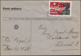 Schweizer Militärpost H.D. BEWACHUNGS KP. 18/H FELDPOST Mit Soldatenmarke - Autres & Non Classés