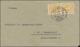 AM-Post 6 Pf. MeF Auf Briefvordereite DECKBERGEN über RINTELN 13.2.1946 - Gebraucht