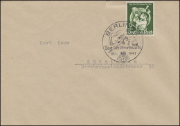 762 Tag Der Briefmarke Postillion EF FDC ESSt BERLIN T.d.B. Flugzeug 12.1.1941 - Día Del Sello