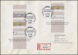 Block 20 Demokratie Mit Blockteil 1288-1289 Portog. Auf R-FDC ESSt Bonn 20.6.86 - Non Classificati