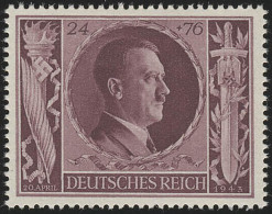 848 Hitlers Geburtstag 1943 24+76 Pf ** - Unused Stamps