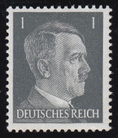 781a Hitler 1 Pf Dunkelgrau ** - Unused Stamps