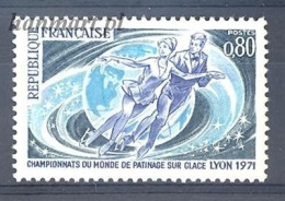 France 1971 Mi 1739 MNH  (ZE1 FRN1739) - Eiskunstlauf