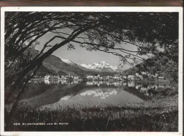 11309697 St Moritz GR Ortsansicht Und St Moritzersee  St Moritz - Altri & Non Classificati