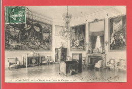 C.P.A. ( 60 ) « COMPIEGNE » Le Château - Le Salon De Musique - Jolie Vue Générale  X2phots - Compiegne