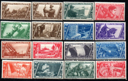 3096,1932 MARCH ON ROME.SC.290-305,   Y.T. 305-320,  MNH,FEW VERY LIGHT GUM BLEMISHES. - Autres & Non Classés