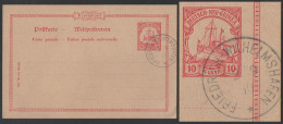 DEUTSCH NEU GUINEA / 1910  FRIEDRICH WILHELMSHAFEN  AUF P9  GSK - GANZSACHE - ENTIER POSTAL  (ref 7839) - Nueva Guinea Alemana