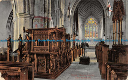 R091591 Parish Church Interior. Great Yarmouth. 1919 - World