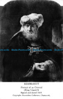 R093162 Postcard. Rembrandt. Portrait Of An Oriental - World