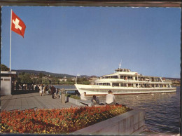 11308536 Zuerich Schiffstation Buerkliplatz Zuerich - Andere & Zonder Classificatie