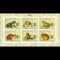 MOZAMBIQUE 2007 - Scott# 1765 S/S Frogs MNH - Mozambico