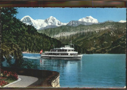 11308493 Oberhofen Thunersee Park Promenade Dampfer Oberhofen Thunersee - Sonstige & Ohne Zuordnung