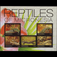 MICRONESIA 2011 - Scott# 938 S/S Reptiles MNH - Micronésie