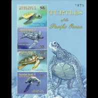 MICRONESIA 2009 - Scott# 853 S/S Turtles No Gum - Mikronesien