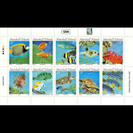 MARSHALL IS. 2004 - Scott# 843 S/S Fish MNH - Marshall Islands